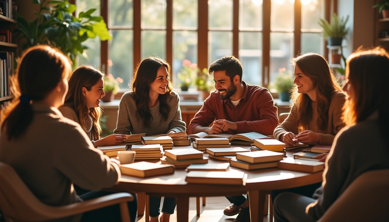 découvrez dans cet article comment créer un club de lecture et partager votre passion pour les livres. suivez nos conseils pratiques pour réunir des passionnés, organiser des rencontres enrichissantes et explorer des univers littéraires variés, tout en favorisant les échanges et la convivialité.